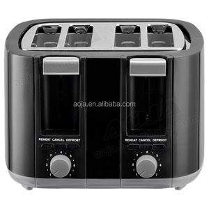 Aoja Tự Động Pop Lên 4 Lát Retro Nướng Bánh Mỳ Thông Minh Điện Mini Nướng Bánh Mỳ Lò Nướng Bánh Mì Bánh Mì Nướng Bánh Mỳ Với Rã đông Nóng Lên Chức Năng - Product Image 1