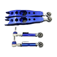 AUTOJACK 4 Buah Lengan Camber+Toe Belakang Baja yang Dapat Disesuaikan untuk Subaru Forester Outback/Toyota 86