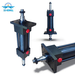 צילינדר הידראולי כפול מוטות קל משקל, צילינדר בוכנה כפול פעולה, משמש למיסבי מנוע ליבה של מכונות חקלאיות - Product Image 1