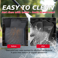 Tapis de sol de voiture 3D TPE sur mesure pour Chery JETOUR X70 plus 2024-2025 Antidérapant et facile à nettoyer