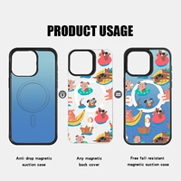 Coque de Téléphone Antichoc Magnétique Amovible Double Couche pour iPhone 17 Pro Max 16 15 Plus, Personnalisable avec Logo OEM et Anneau de Protection d'Objectif