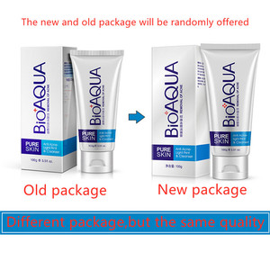 BIOAQUA en iyi anti akne işık baskı temizleyici yağ kontrolü siyah nokta çıkarma derin temizlik yüz köpük takas bakım kremi - Product Image 6