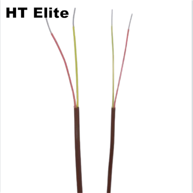 Silicone Rubber Insulated J K PT100 Type Thermocouple Wire HT Elite 2X0.75mm 6AWG 12AWG Flexible Cable