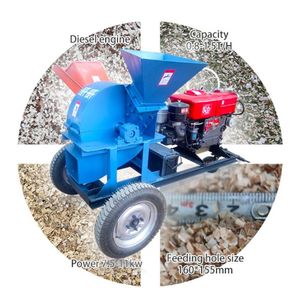 Máquina <span class=keywords><strong>Trituradora</strong></span> <span class=keywords><strong>de</strong></span> Madera <span class=keywords><strong>de</strong></span> 18 HP con Motor Diésel para Maquinaria Forestal, Bambú, Aserrín, Desechos y <span class=keywords><strong>Ramas</strong></span> <span class=keywords><strong>de</strong></span> Jardín - Product Image 5