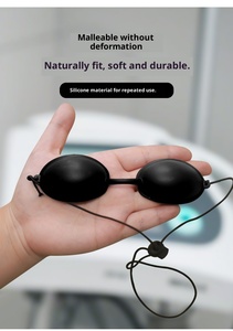 日焼けゴーグル,シリコン安全UVアイプロテクションメガネANSI Z87.1 EN166標準楽しいビーチ日光遮断 - Product Image 5