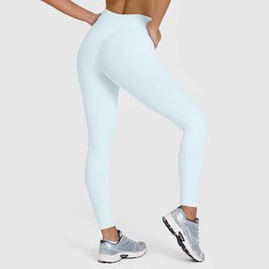 <span class=keywords><strong>Leggings</strong></span> de fitness pour femmes, coupe en V profond, taille haute, effet push-up, pour l'entraînement et le yoga, personnalisables OEM, très demandés - Product Image 3