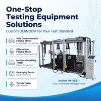 Probador de Fatiga Integral para Sofás HK-856, Máquina de Prueba de Durabilidad de Respaldo de Asiento de Seis Cilindros para Laboratorio de Muebles QA