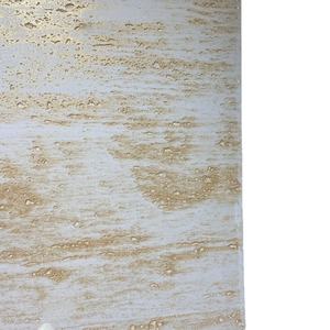 Gran oferta, diseño moderno, modelo Flexible 3D, azulejos de pared de piedra suave, decoración de grano de piedra de cueva dorada para hoteles, travertino - Product Image 2