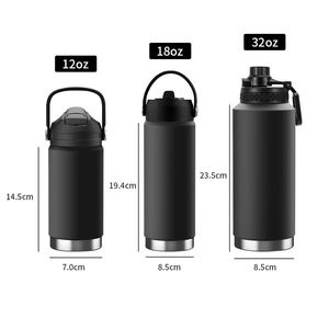 Botellas de Agua con Aislamiento al Vacío de Doble Pared de Acero Inoxidable DD4240, Pajita, Aislamiento Térmico de 24 a 36 Horas, Tapa Hermética para Deportes - Product Image 6