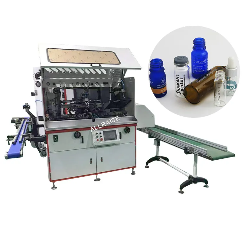 УФ бутылка печать косметические бутылки производители пользовательская печатная машина автоматическая шелкография печатная машина