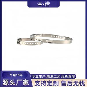 Collier de serrage en acier inoxydable Jin Nuo 30-125mm, réglable à installation rapide, pour réparation de soufflet de cardan automobile - Product Image 3