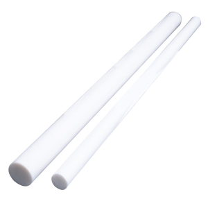 工業用アプリケーション用バージンPTFEロッドホワイトカラーエンジニアリングプラスチックバー - Product Image 2