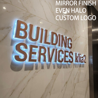 Letreros LED con Logotipo Personalizado, Letrero con Letras 3D, Adecuado para Paredes de Marcas Corporativas y Señalización Comercial