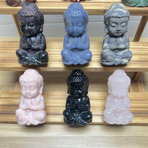 Bacchetta per massaggio al quarzo curativo Yoni con Dildo di cristallo naturale all'ingrosso per le donne - Product Image 2