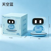 Robot Hewan Peliharaan Mini AI AIMI, Robot Interaktif Cerdas, Teman Emosional, Mainan Elektronik Cyberpunk Lucu dengan LED