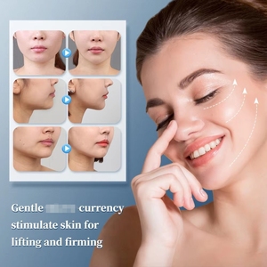 Masseur facial électrique en forme de lune avec télécommande pour la réduction des rides et la définition de la ligne du menton, idéal pour le SPA à domicile - Product Image 5