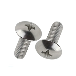 JISB1111T Phillips Truss Large Flat Cross Screw <b>Bolt</b> 10/50X <b>M2</b> <b>M2</b>.5 M3 M4 M5 M6 304 A2-70 Stainless Steel Zinc Plated Plain Iron - Product Image 1