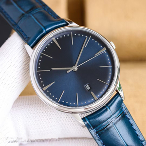 Reloj de Pulsera Sofisticado con Esfera Azul para Hombre, Caja Plateada de Alta Calidad, Mecanismo Automático, Gran Venta 2026 - Product Image 1