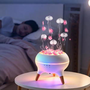 Diffusore di Oli Essenziali a Forma di Nuvola di Funghi e Medusa, Umidificatore Ultrasonico con Illuminazione LED Controllata da App per Hotel - Product Image 1
