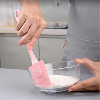Ensemble de spatules et pinceaux à pâtisserie en silicone antiadhésif de qualité alimentaire, 3 pièces, avec mini-racloir détachable pour la pâtisserie, la cuisine et l'utilisation en cuisine