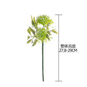 CallaFloral Artificielle Fleur de Cardinale Nordique à Branche Unique, Verte et Violette, en Plastique, Décoration Intérieure - Product Image 4