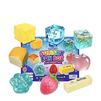 Coffret de 8 jouets à presser en forme de bonbons, jouet souple à rebond lent, colle flexible, boîte surprise pour enfants, vente chaude transfrontalière