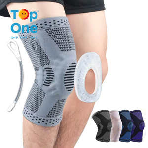 Top One Haute Qualité Élastique Double Bandages Genouillères Respirant Sport Protection Genou Manches Soutien Coudières Genouillères - Product Image 1