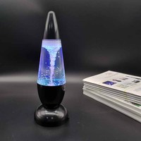 Lampe Tornado LED à changement de couleur alimentée par piles AAA, décoration moderne de chambre à coucher, lampe de chevet