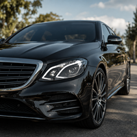 Faros LED BK para Mercedes-Benz Clase E W212 2010-2015, Conjunto de Faros Delanteros con Actualización de DRL y Señal de Giro