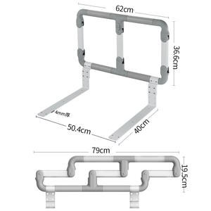 Barandilla de cama para personas mayores, sin perforaciones, para mujeres embarazadas con discapacidad, barandilla unilateral anticaídas, ayuda para levantarse, pasamanos de cama - Product Image 2