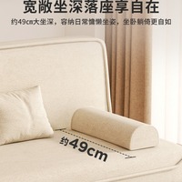 Sofá Cama de Tela Moderno, Nuevo Modelo de Alquiler, Sofá Puff de Doble Uso para Apartamentos Pequeños, para Sala de Estar