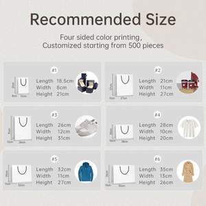 Sacs d'emballage pour café en papier kraft brun et blanc avec poignée, personnalisables avec votre logo, vente en gros - Product Image 3