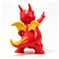 Sculpture de dragon artistique en résine, taille et forme personnalisées, logo couleur, décoration extérieure pour parc, aire de jeux, entrée de centre commercial