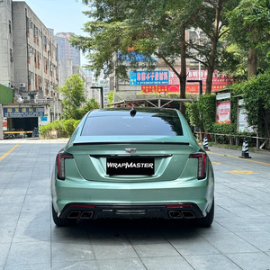 WRAPMASTER nouvelle couleur PET Liner Matcha Green Unique Vinyl Wrap Removal Auto Body Wrap Material - Product Image 3