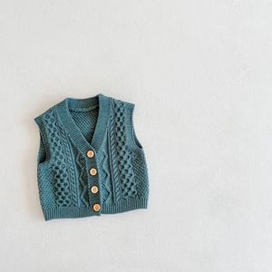 Nuevo estilo ropa de bebé niños y niñas de 0-3 años <span class=keywords><strong>Chaleco</strong></span> de punto <span class=keywords><strong>Chaleco</strong></span> de algodón suéter - Product Image 2
