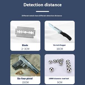 Büyük miktarlarda endüstriyel Metal dedektörleri için açık macera güvenliği için hafif el dairesel Metal dedektörü - Product Image 3