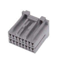 179054-6 LHE Conector de Arnés de Cableado Eléctrico Profesional de 16 Pines para Automoción, Carcasa de Terminal Hembra para Sistemas de Automóviles
