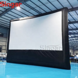 Écran de cinéma gonflable géant 7,6x4,3m pour projecteur extérieur de jardin - Product Image 1