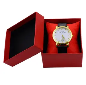 High-End Customized Recycled Cardboard and Art Paper Watch Storage Box with Gold Foil and Stamping Printing Manufacturer Direct