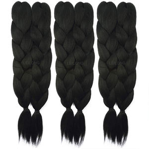 Échantillon Gratuit - Deux Paquets d'Extensions de Cheveux Synthétiques Pré-Étirés de 48 Pouces (170g) pour Tresses Africaines, Fibre Haute Température - Product Image 5