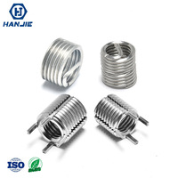 Uso de muebles de madera 1/4 3/16 5/16 5/8 Tornillo autorroscante Inserto de alambre de acero inoxidable Rosca helicoidal