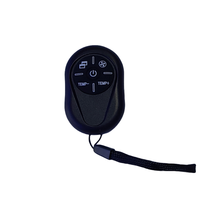 Télécommande universelle pour climatiseur domestique, sangle de transport, réglage du code fixe, Air Mouse, 4 boutons, infrarouge, portée de 10m, silicone