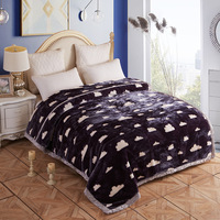 Xinlan vente en gros jeter couverture décor à la maison personnalisé hiver réchauffement tricoté couverture de lit