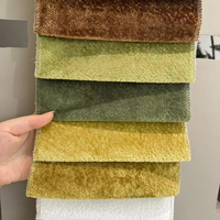 Tissu d'ameublement en velours 100% polyester Velours en tissu gaufré pour rembourrage de canapé