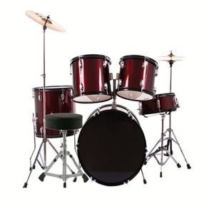 Les fabricants fournissent directement des kits de batterie pour adultes et des kits de batterie pour enfants, 5 fûts, 2 cymbales, disponibles en plusieurs couleurs. - Product Image 2