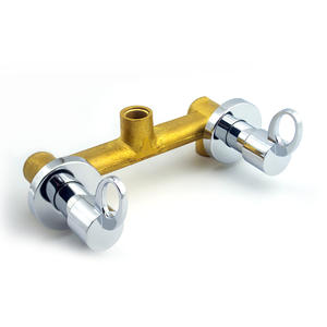 Fabricant direct laiton <span class=keywords><strong>de</strong></span> haute qualité dissimulé installer interrupteur manuel Double robinet Chrome OEM Support Structure <span class=keywords><strong>d</strong></span>'arrêt <span class=keywords><strong>pour</strong></span> - Product Image 5