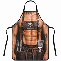 Creative Griller Baking Party Gag Cadeaux drôle impression numérique adulte sexy Infirmière Nouveauté Tablier Couples Tablier de Cuisine