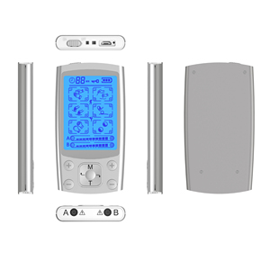 Mesin Pijat Elektronik Multifungsi AsTec Produk Pijat Lainnya Kanal Ganda <span class=keywords><strong>TENS</strong></span> dan <span class=keywords><strong>Stimulator</strong></span> Otot Dapat Diisi Ulang - Product Image 3