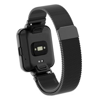 Universelles Magnetisches Edelstahl-Milanese-Armband für Xiaomi Redmi Mi Watch 2 Lite