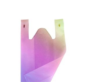 Wholesale Spun-bonded Eco-friendly Non woven T-shirt bag made in Vietnam Polypropylene non woven <b>fabric</b> - Product Image 1